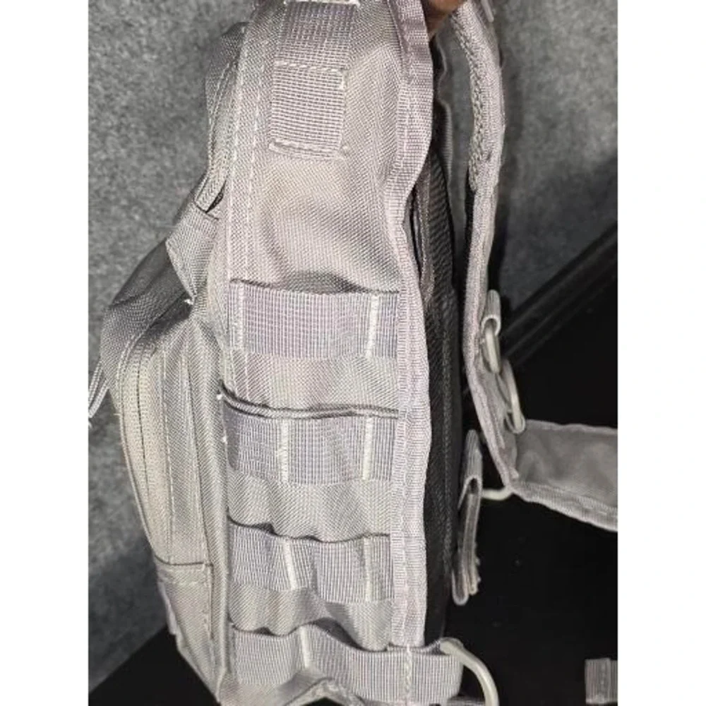 Red Rock Outdoor Gear Rover Sling Pack Gray Tactical MOLLE CCW Bag Hiking Travel